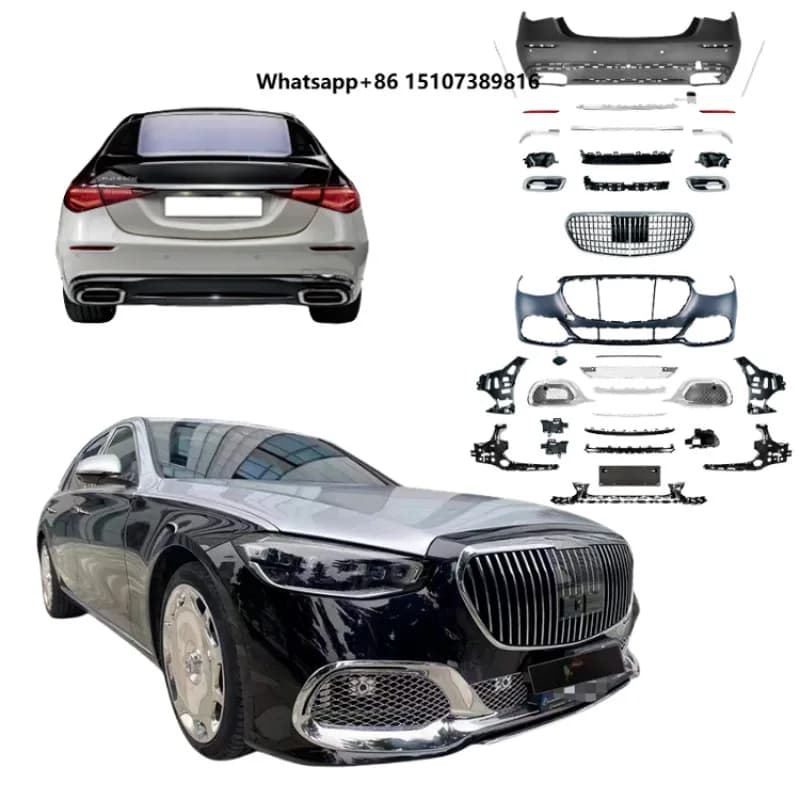 Body Kit for S-Class W223 Upgrade to Style Front and Rear Bumpers Taillights Auto Car Parts Style