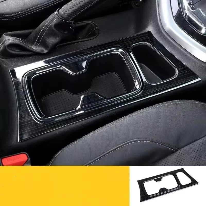 Car Interior Front Water Cup Decorative Frame Cover Trim Car Styling Fit For Nissan Terra 2018-2022