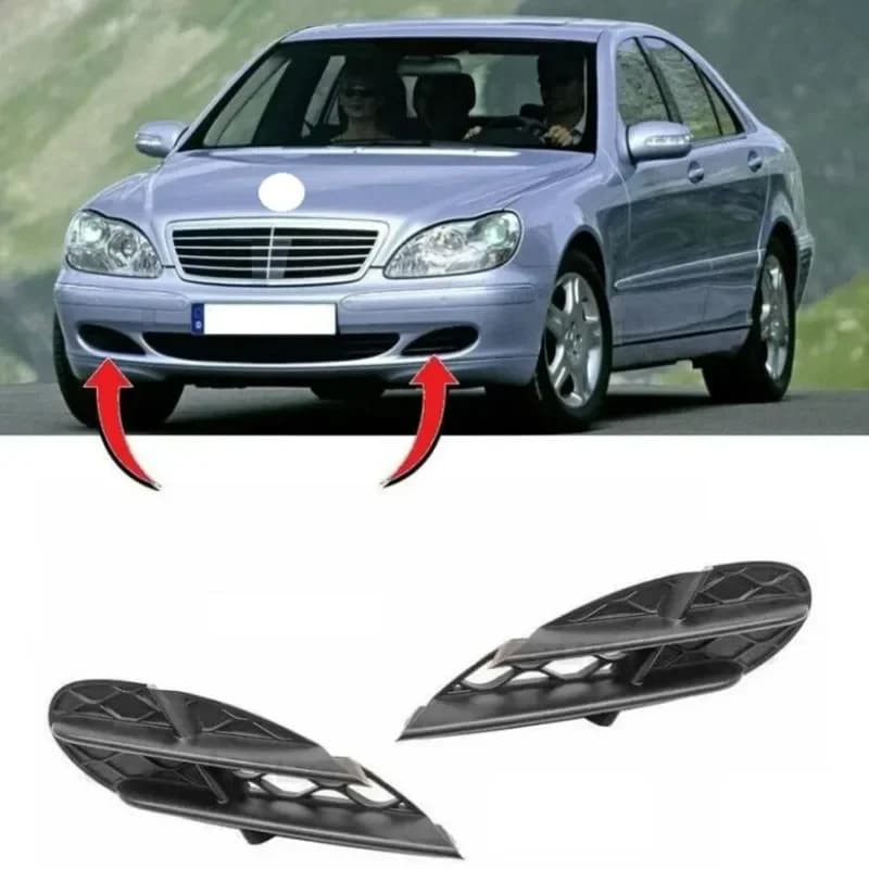 Car Accessory Fog Light Cover Lamp Frame Grille Car Accessories For Mercedes Benz S-Class W220 S280 S320 S300 S350 S400 S500