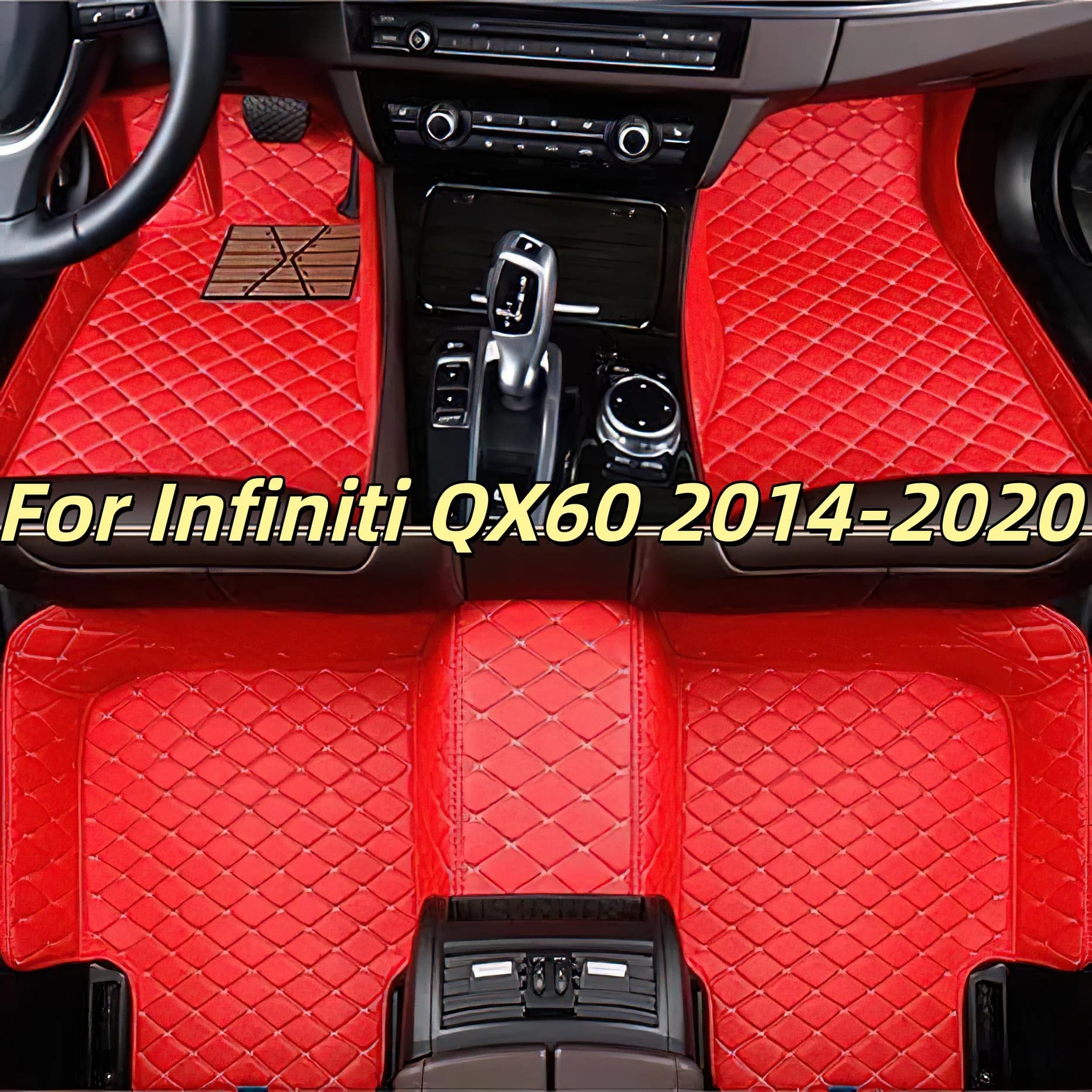 Car Accessories interior Auto leather carpet pads for Volkswagen VW GOLF 2021 2022-2023 car floor mats vehicle foot mat rugs
