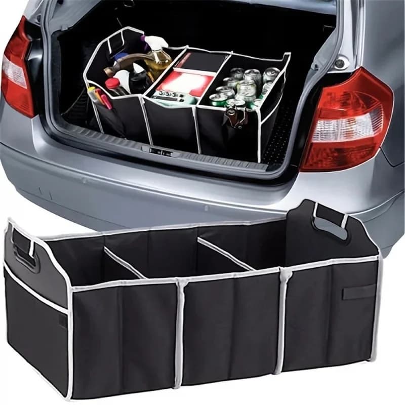 Multipurpose Non-woven fabric Car Trunk Organizer-Foldable Storage Box for Vehicle Essentials