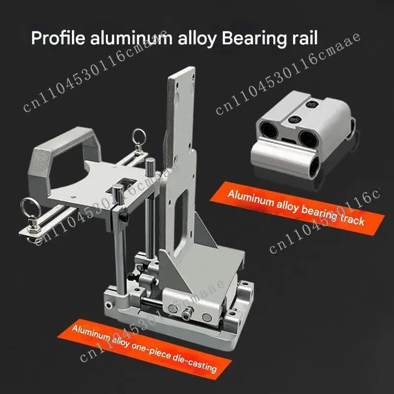 Convenient Desktop Woodworking Machinery Accessories Tools Electric Tenon Clamp Bracket Edger with Side Hole Drill
