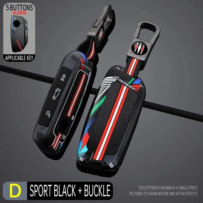 Zinc Alloy Car Key Case Cover Shell Fob For BMW i7 X7 G07 LCI iX I20 X1 U11 7 Series G70 G09 XM U06 G81 M3 2023 Remote Protector