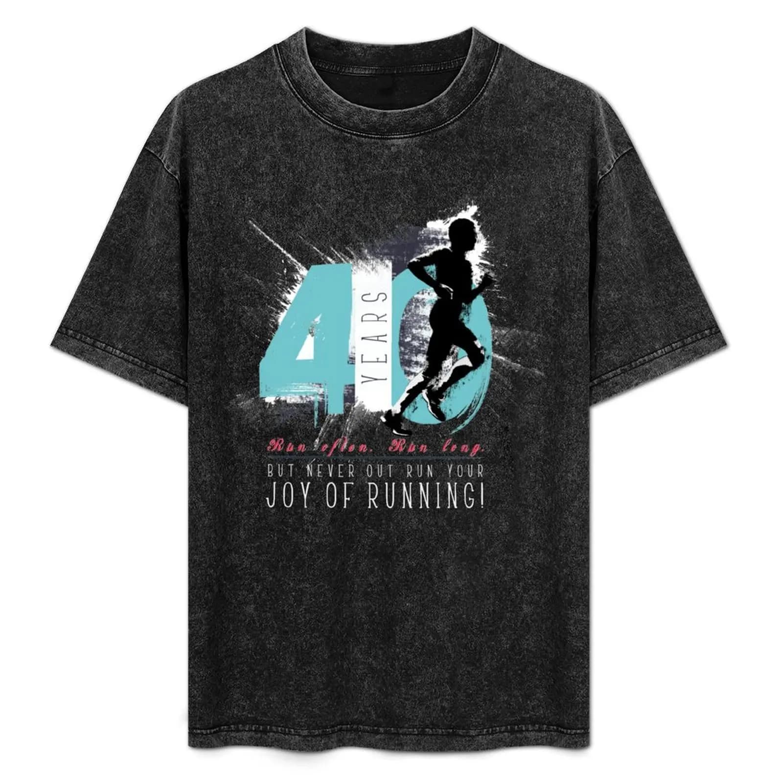 Runner - 40th Birthday T-Shirt Comfortable Daily Wear Tee
