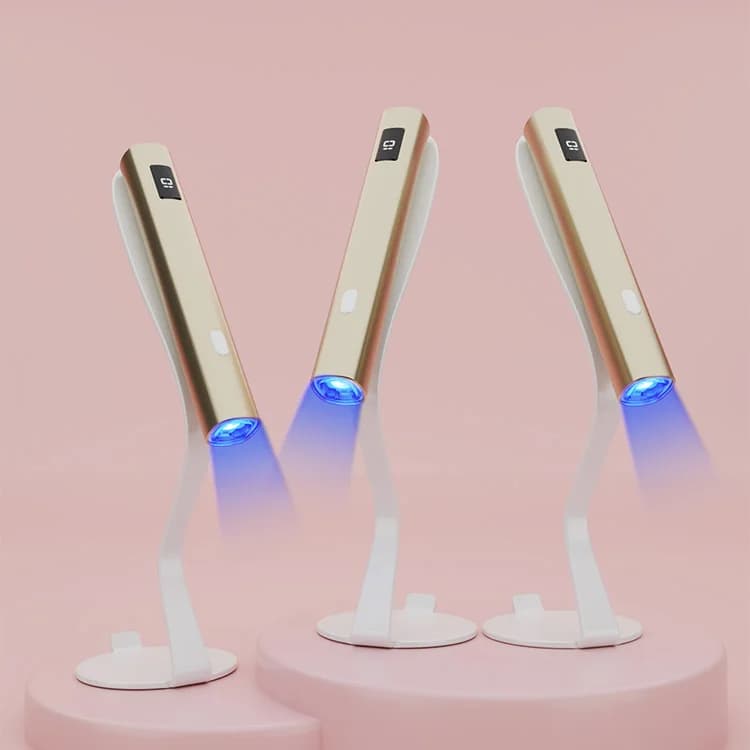 Professional Mini UV LED Nail Dryer Lamp - Wireless Rechargeable Sun UV Curing Light for Salon & Home