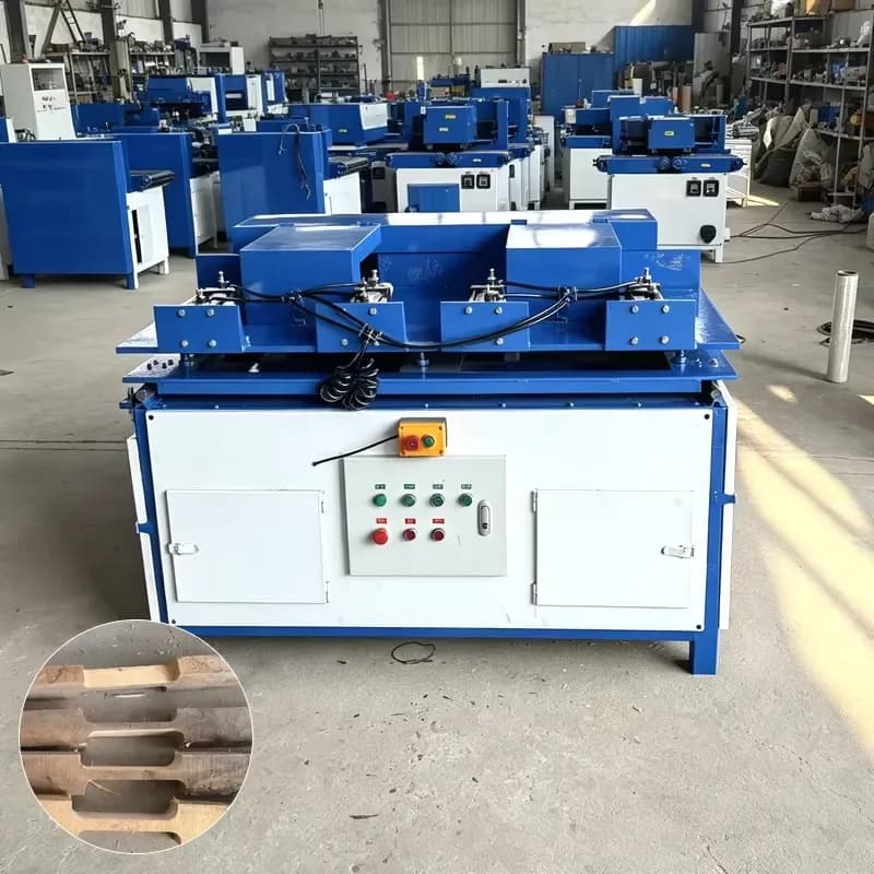 CE Certification Factory Price Wood Pallet Keyway Slotting Machine Pallet Stringer Timber Notcher for Sale