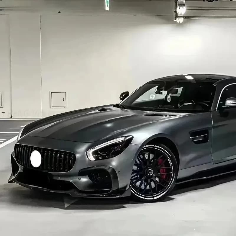 2019- Car Parts Carbon Fiber Modification R Model Body Kit Front Lip Side Skirt Rear Diffuser Suitable for  GT GTS