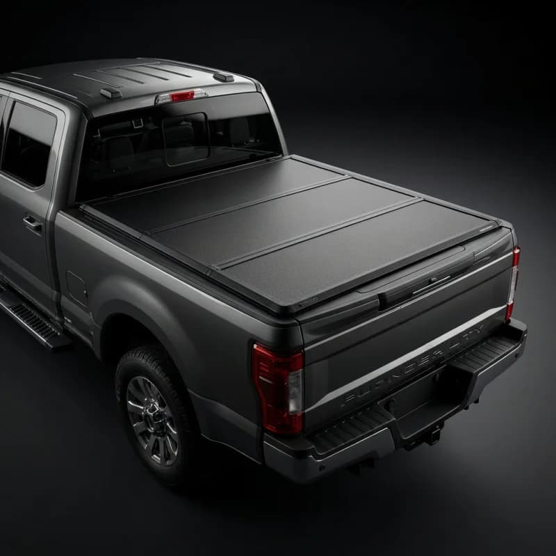 IP67 Waterproof 880LBS Load Aluminum Hard Tri Fold Pickup Truck Bed Cover Auto Exterior Parts Optimization points