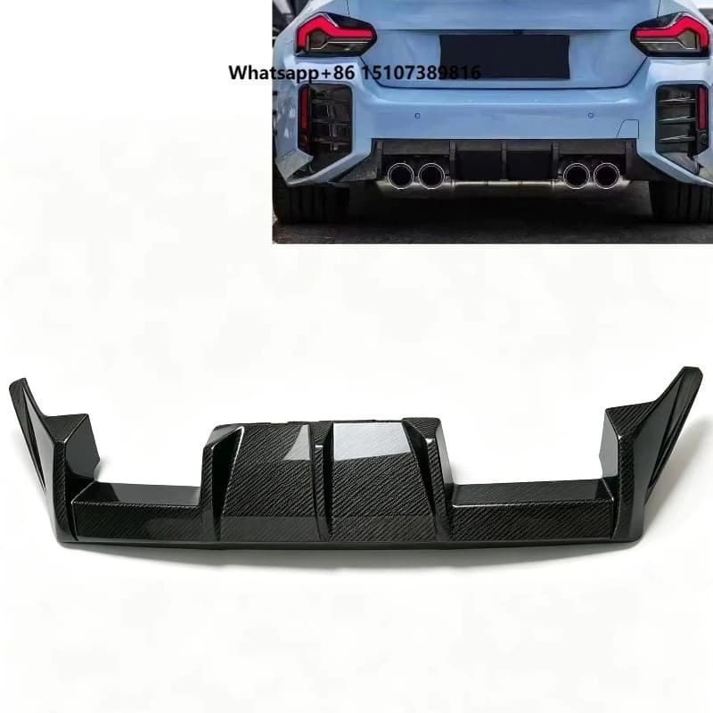 MP Style Carbon Fiber Rear Diffuser for  M2 G87 2023+ Rear Bumper Lip Splitter Car Accessories Bodykit