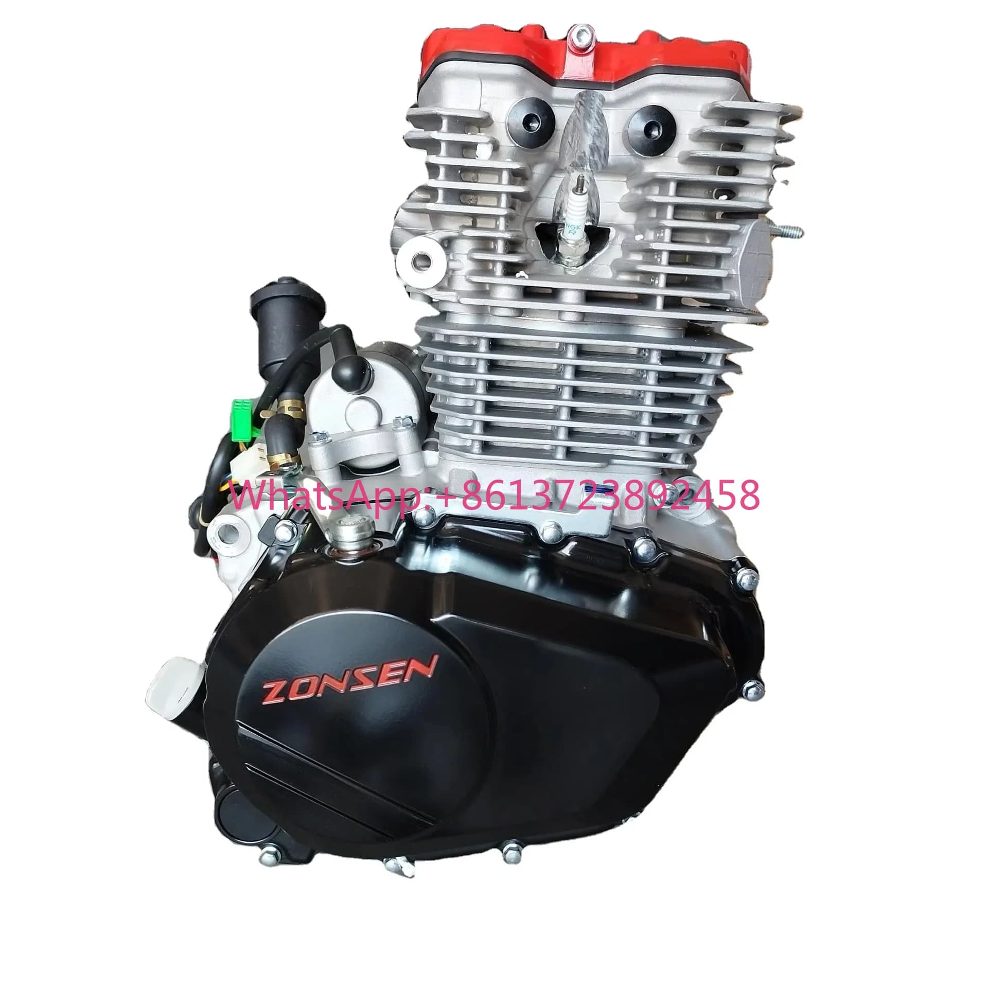 ZS175FMN Zongshen OEM Single Cylinder 4 Stroke Air Cooled 300CC 6 Gearshift CB300RL Engine with Camshaft Upward