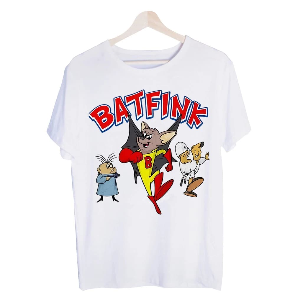 Men's Bat Character and Typography Graphic Tee, Short Sleeve Crew Neck T-Shirt for Casual Streetwear and Daily Outfits