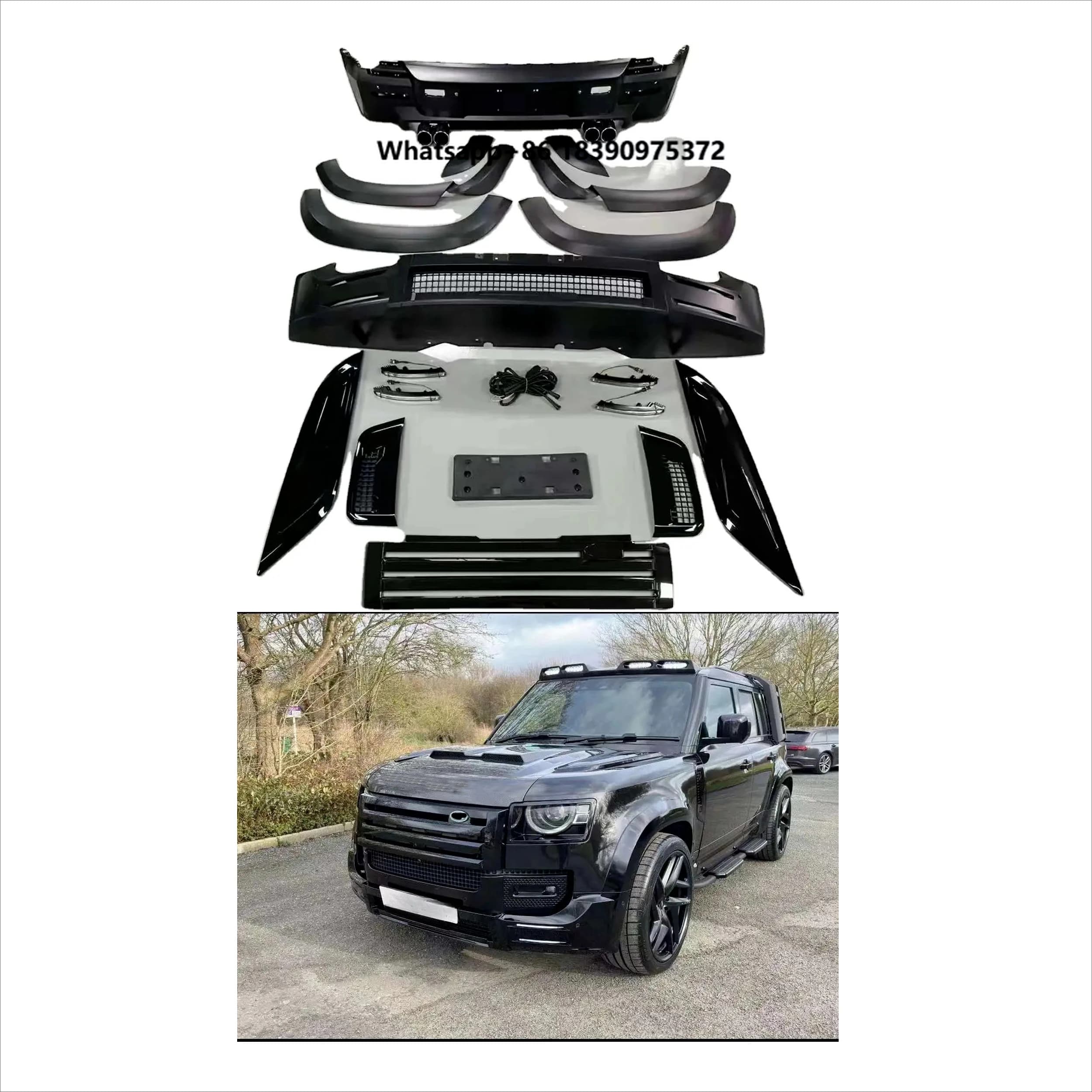 Body Kits Suitable for  Modified Upgrade Gloss Black Body Kits Off-Road Car Accessories Parts Facelift