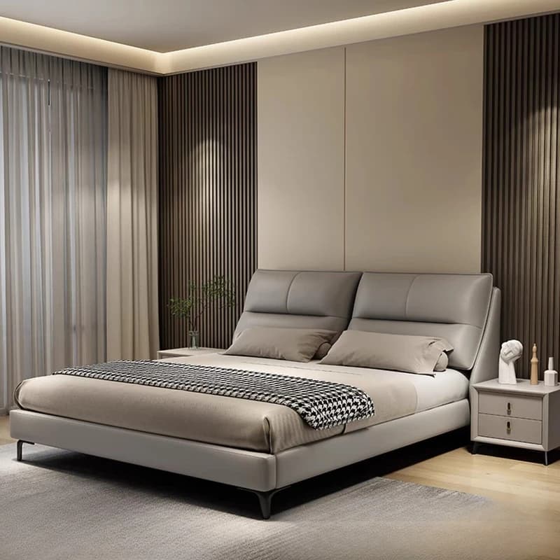 Waterproof Comforter Double Bed Luxury Organizer Queen Full Size Double Bed Headboards Twin Camas De Dormitorio Home Furniture