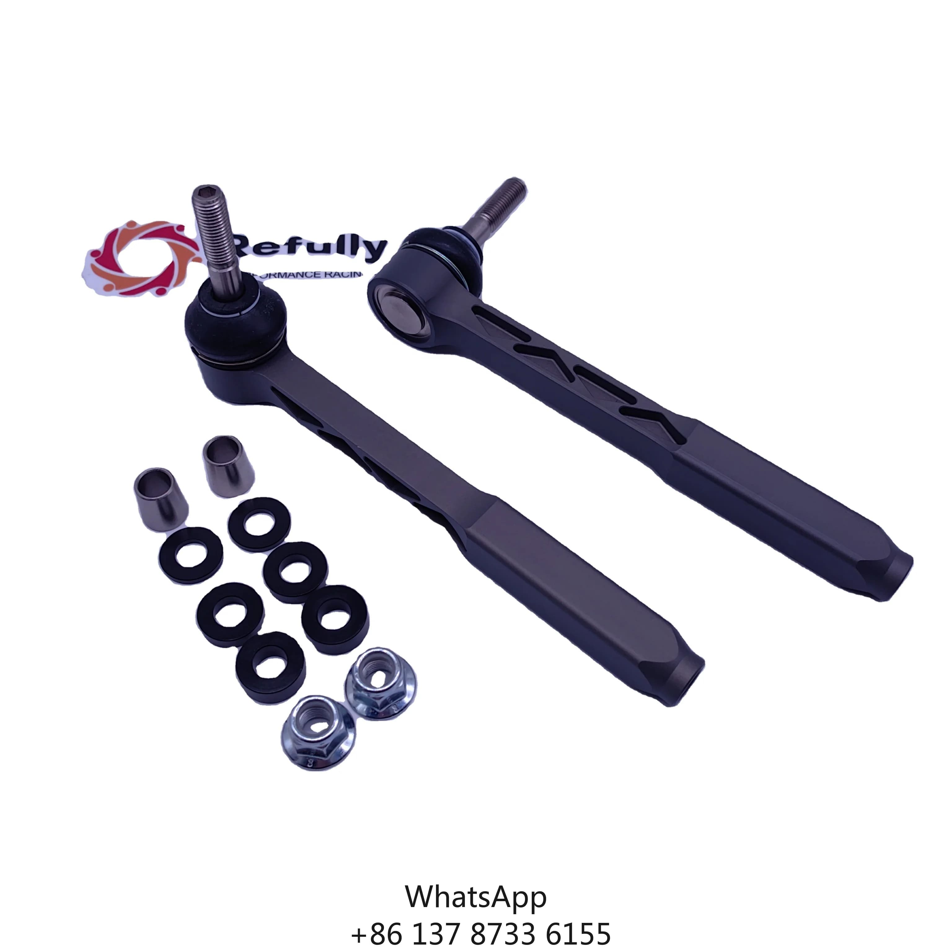 Bump Steer Adjustable Outer Tie Rod Ends Kit For 986 And 987 CNC Billet Aluminium Made Spherical Bearings