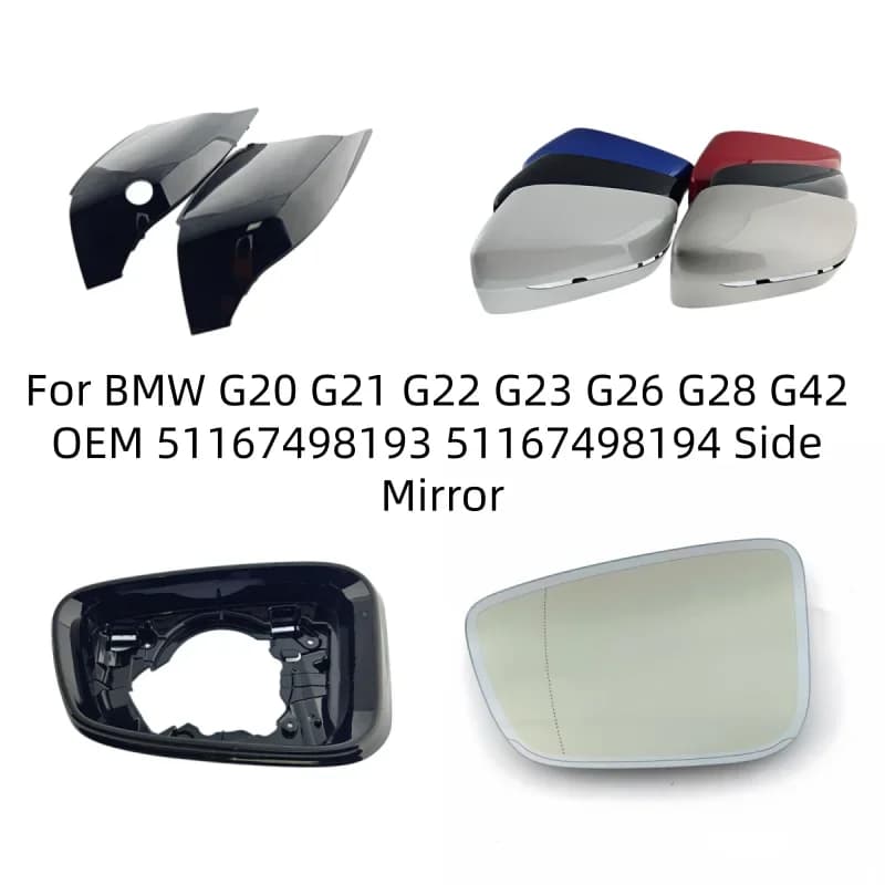 For BMW G20 G21 G22 G23 G26 G28 G42 OEM 51167498193 51167498194 Side Mirror Inner Frame Rearview Mirror Border