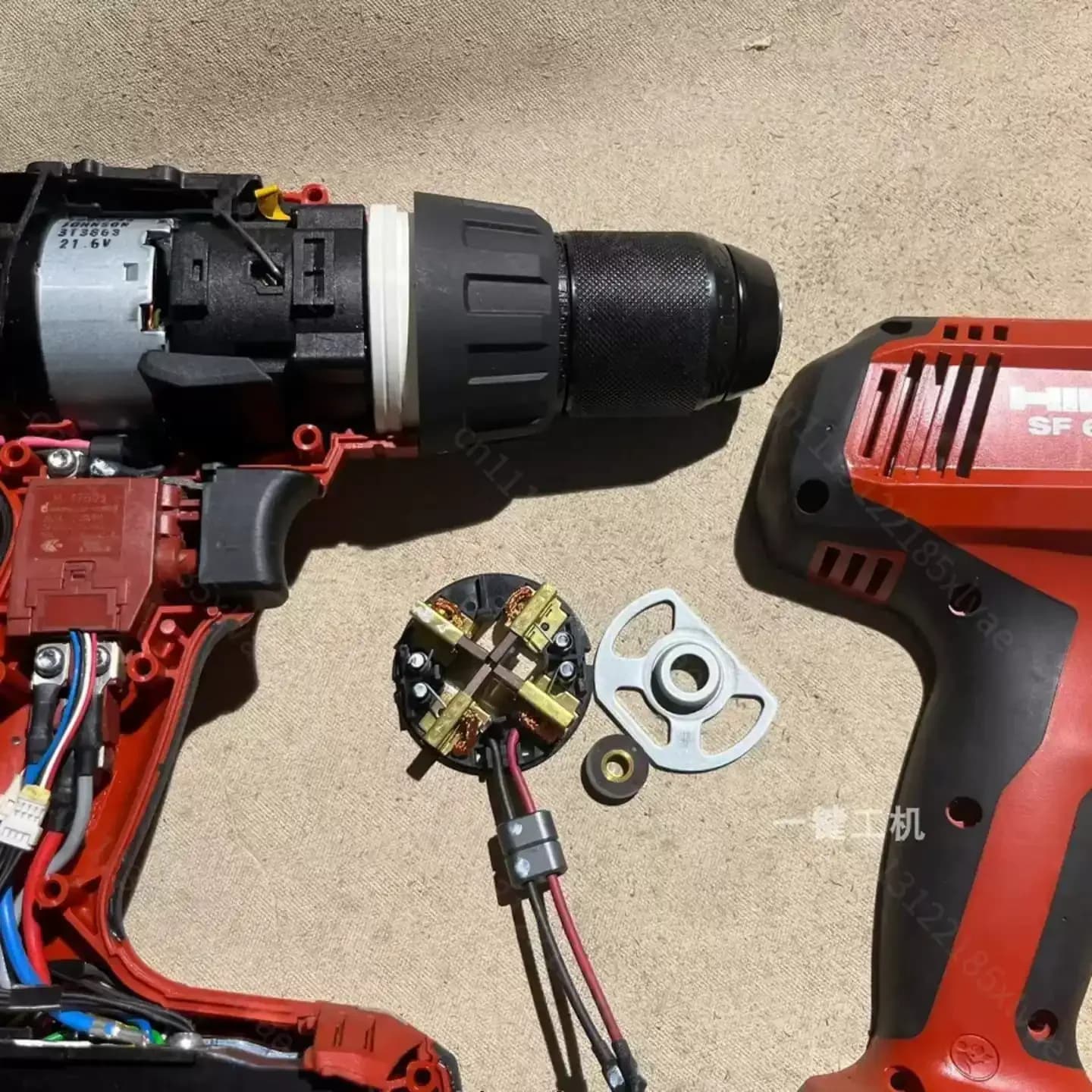 For HILTI SF6-A22 01 Original Carbon Brush Holder Impact Drill Brush Holder Replacement Power Tool Parts