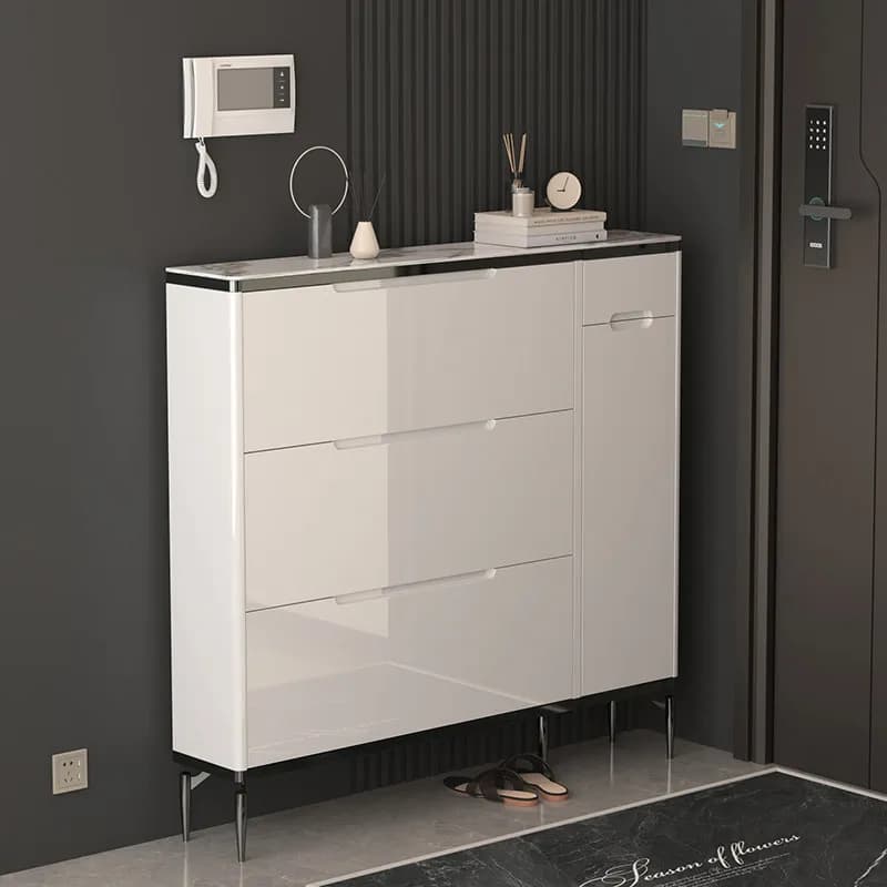 Hidden Holder Shoe Cabinet Drawers Minimalist Entrance Corner Shoe Rack Storage Apartments Organizador De Zapatos Furniture