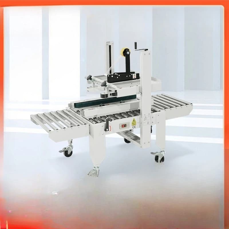 Left and right drive sealing machine, suitable for packaging and sealing machine for e-commerce cartons
