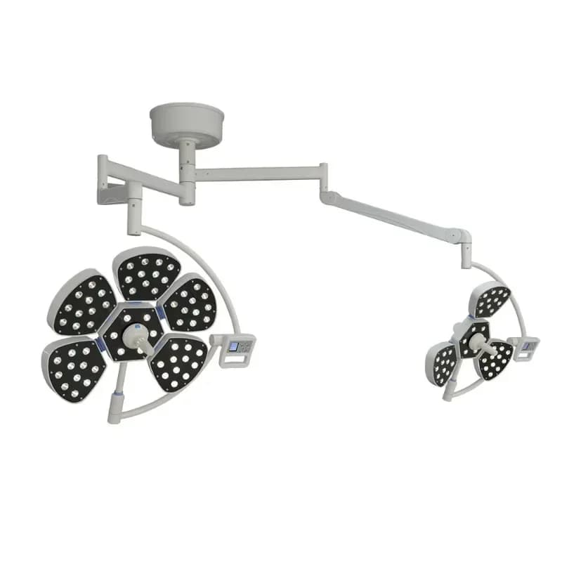 Deluxe Medical Equipment Double Head 5 or 3 Pearl Light Emitting Diode Surgical Lights Theatre Room Surgical Lights