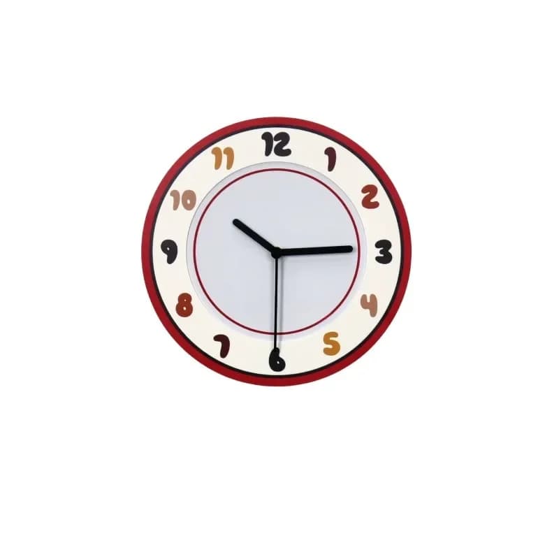 Dopamine cute Internet celebrity light luxury wall clock, no punching clock, living room home fashion 2025 new creative wall