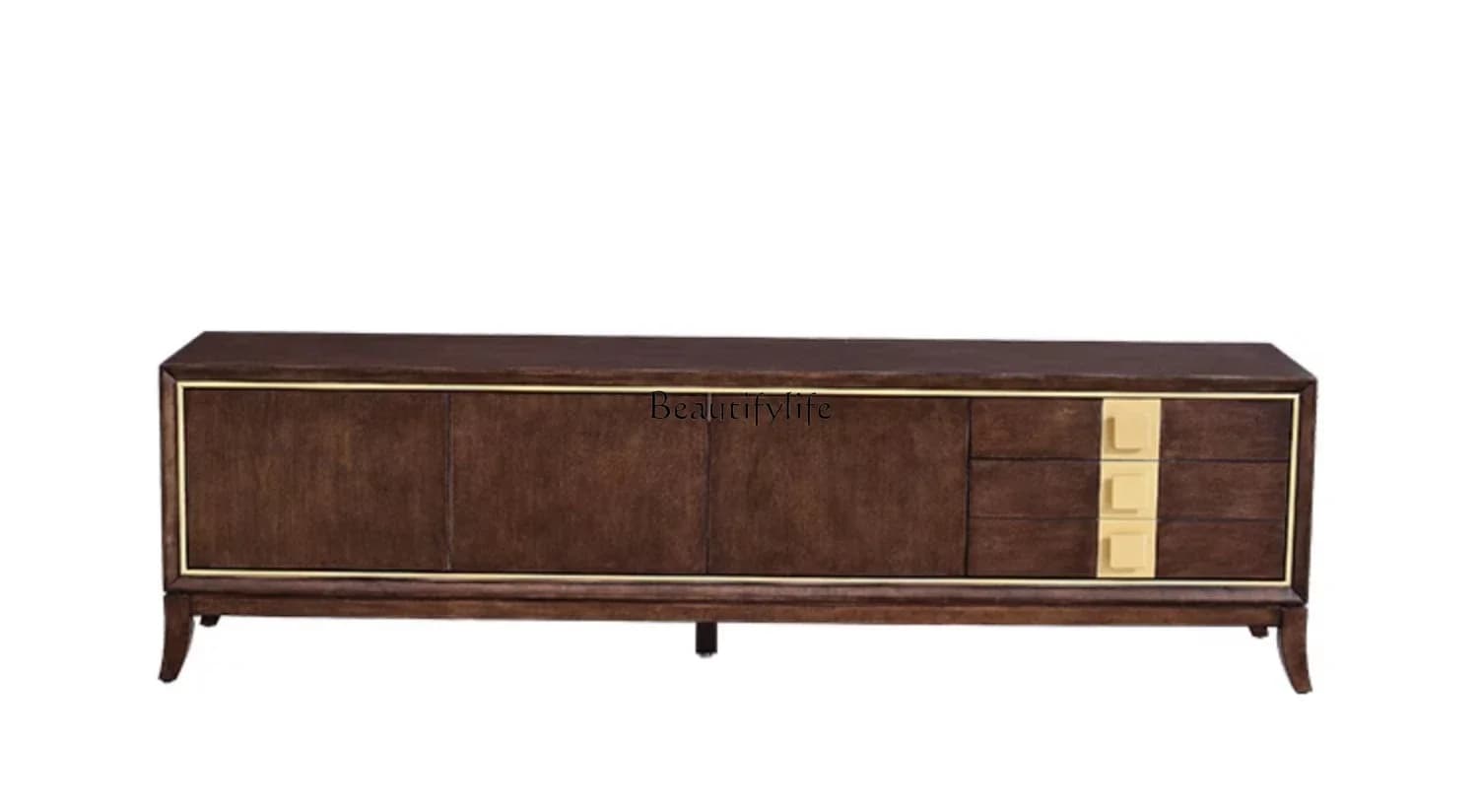X4 American TV Cabinet Modern Light Luxury Small Apartment TV Simple Living Room