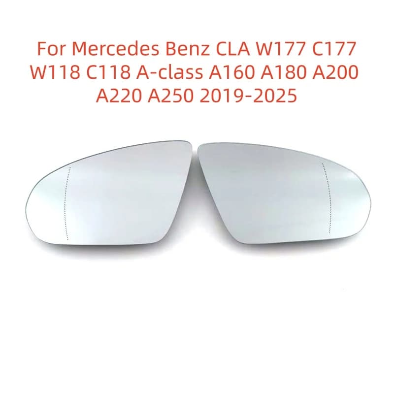 For Mercedes Benz CLA W177 C177 W118 C118 A-class A160 A180 A200 A220 A250 2019-2025 Car Heated Mirror Glass New