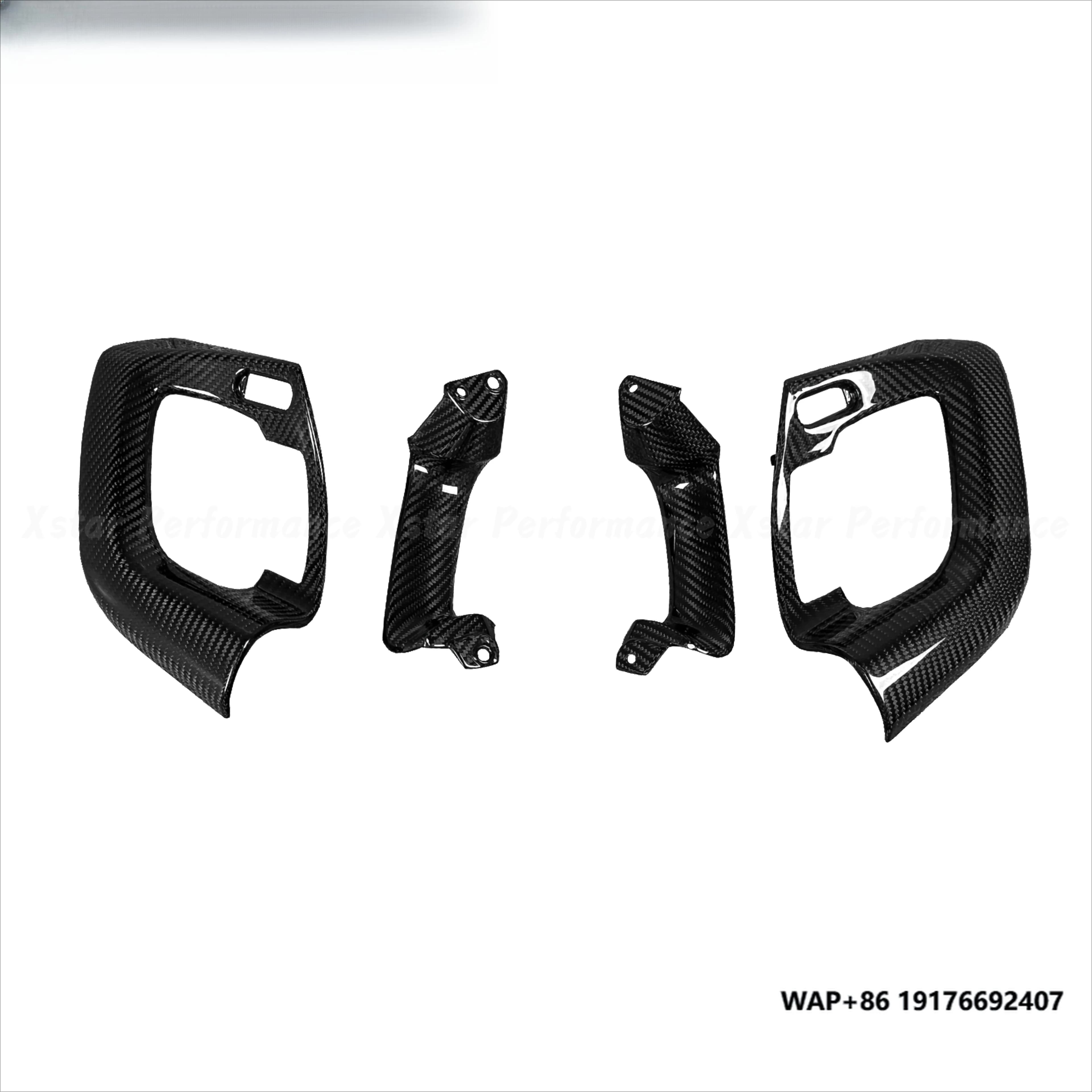 Dry Carbon Fiber Inner Door Handle (Replacement) Interior forLamborghini Gallardo LP550 LP560 LP570 2008-2014