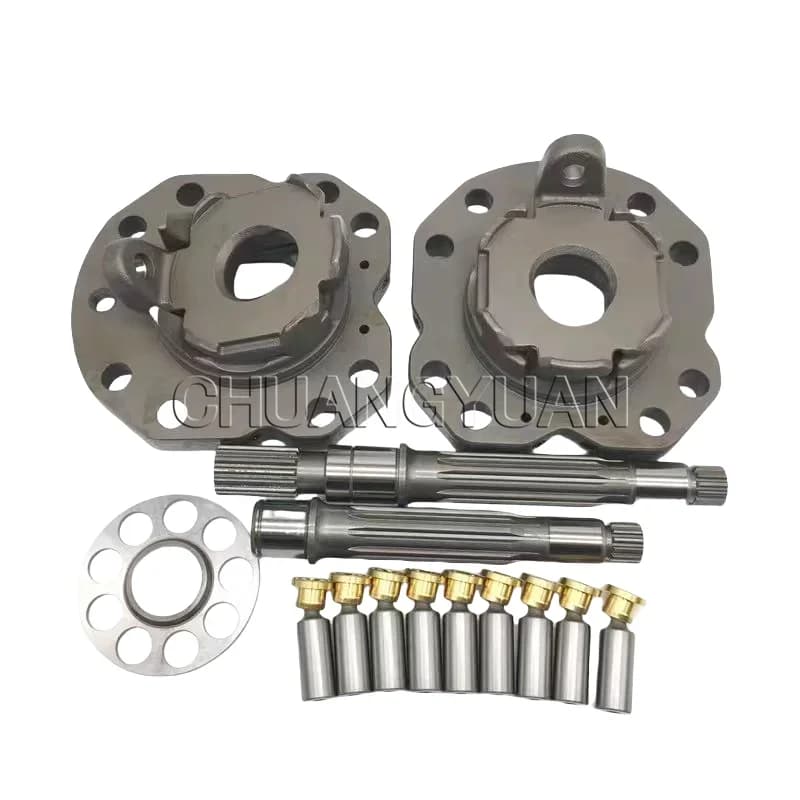 Excavator hydraulic pump spare parts Sany Kawasaki K3V63 K3V112 hydraulic pump cylinder block plunger shaft valve plate
