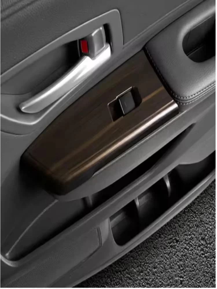 LHD Interior Door Armrest Glass Button Window Switch Panel Cover Fit For Toyota Sienna 2021 -2024 Decoration Car Accessories