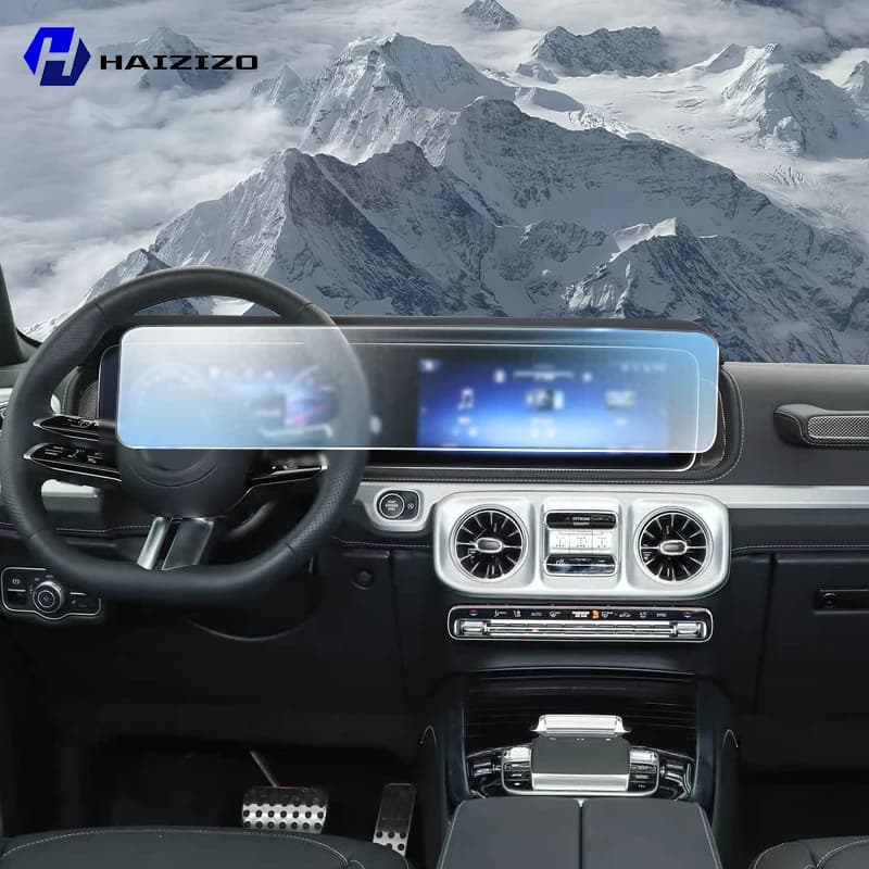 For Mercedes-Benz G-Class W463 W464 2019-2025 LCD Screen Anti fingerprint Matte TPU film Car navigation screen protector film