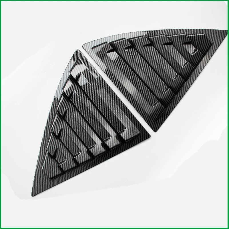 Car Styling For Chevrolet Malibu 2011-2014 Rear Door Window Blind Shades Louver Vent Cover Sticker Trim Decorative Accessories
