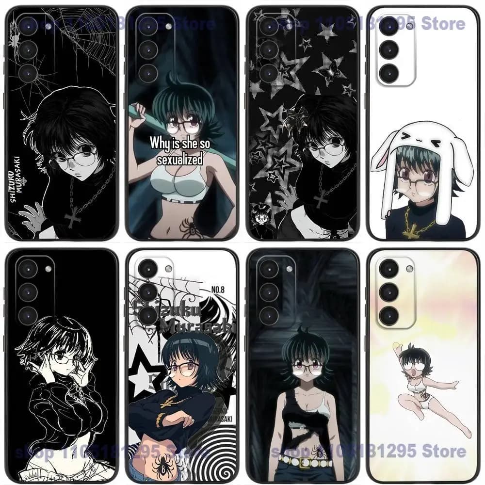 S-Shizuku M-Murusaki Phone Case For Samsung Galaxy A20,21s,22,31,32,52,53,72,73,80,91 Soft Liquid Silicone Black Cover