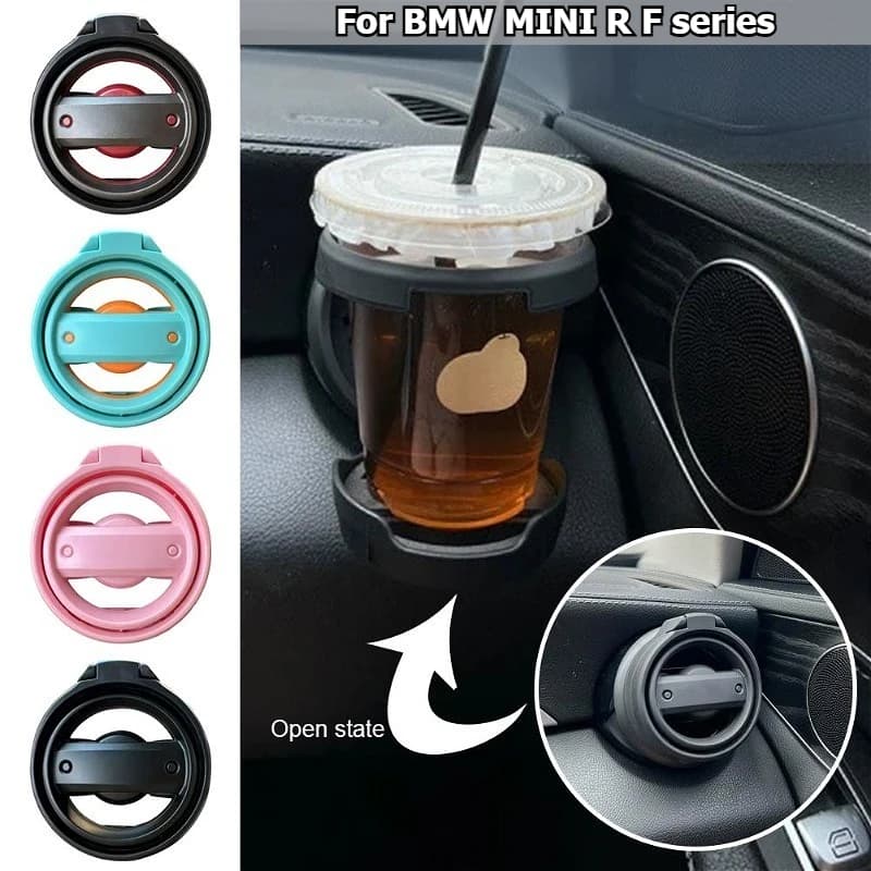 Suitable for BMW MINI Cup Holder - MINI Air Vent Drink Cup Holder, R56/F56 Car Mounted Cup Holder