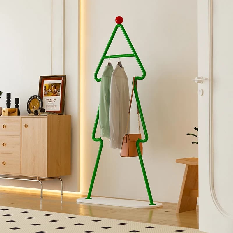 Luxury Nordic Coat Racks Space Saving Standing Rail Hanging Dress Coat Racks Cheap Metal Arara De Roupa Living Room Furniture