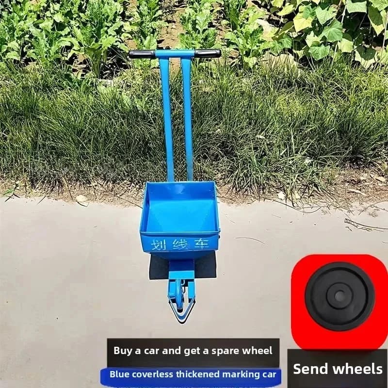 Ash artifact Lime marking car Road warning line School playground Track and field drawing