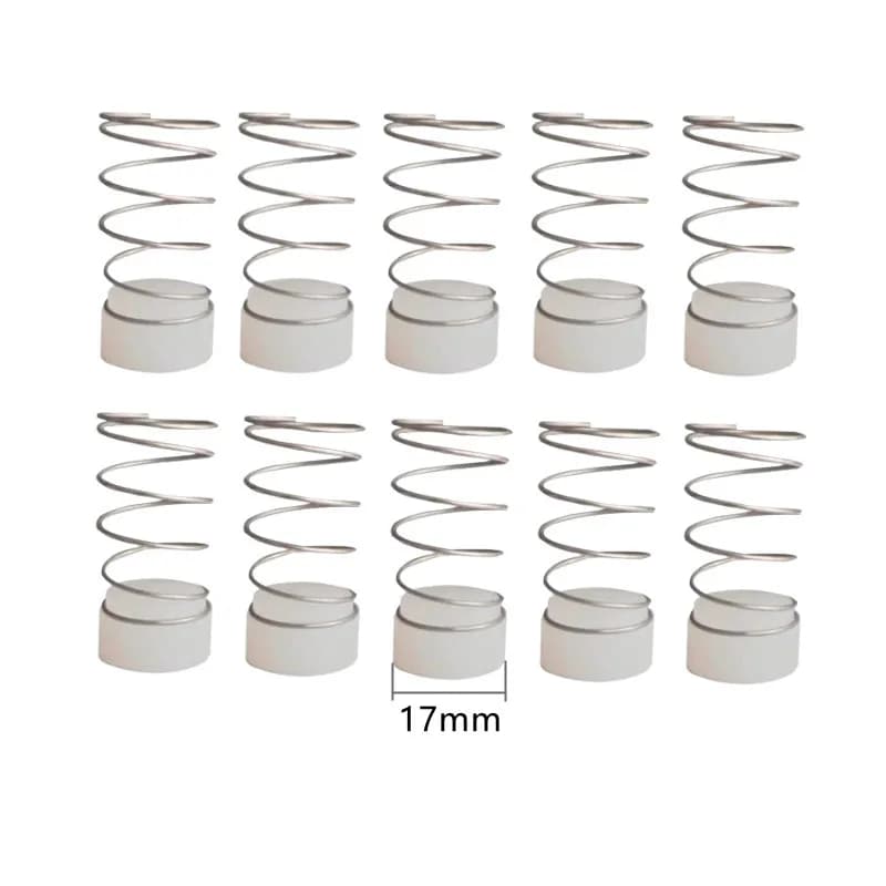 10Pieces/Lot 17mm Air Compressor Check Valve Core Return Valve Plastic Core Air Pump Spring Plug