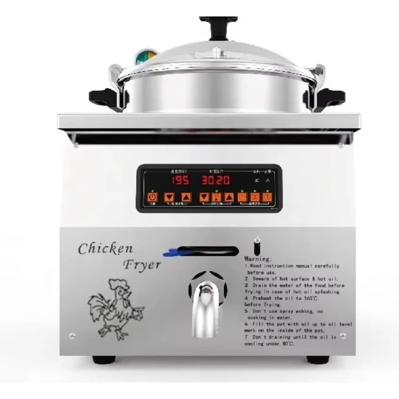 Pressure Fryer Broaster Chicken Machine Electric Chicken Pressure Fryer Table Top Chicken Pressure Fryers for Sale