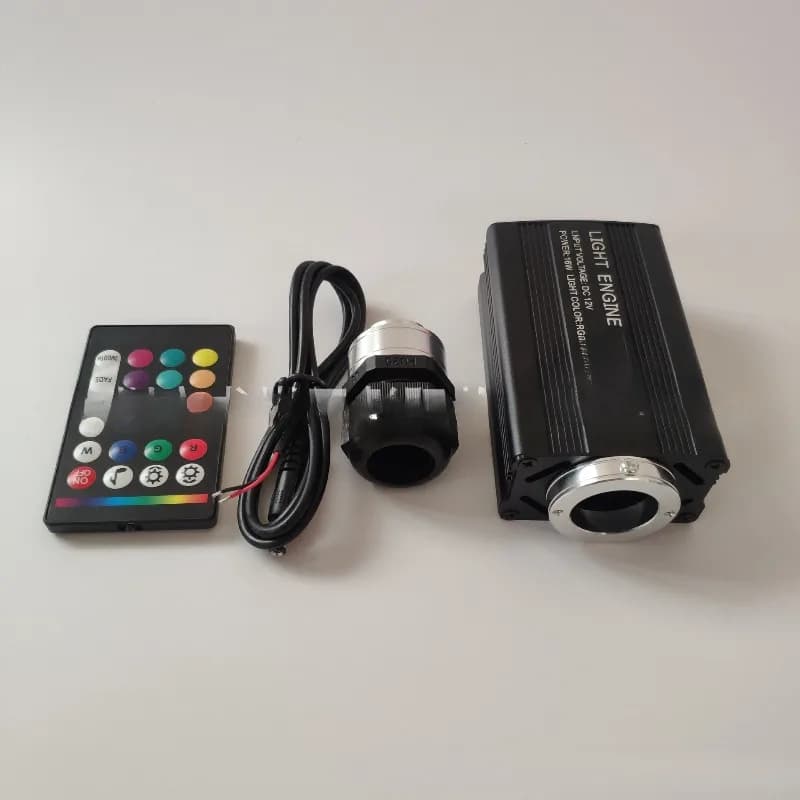 Car Voice-activated Fiber Optic Light Remote Control Mobile Phone APP Control Car Music Gypsy Modification Set
