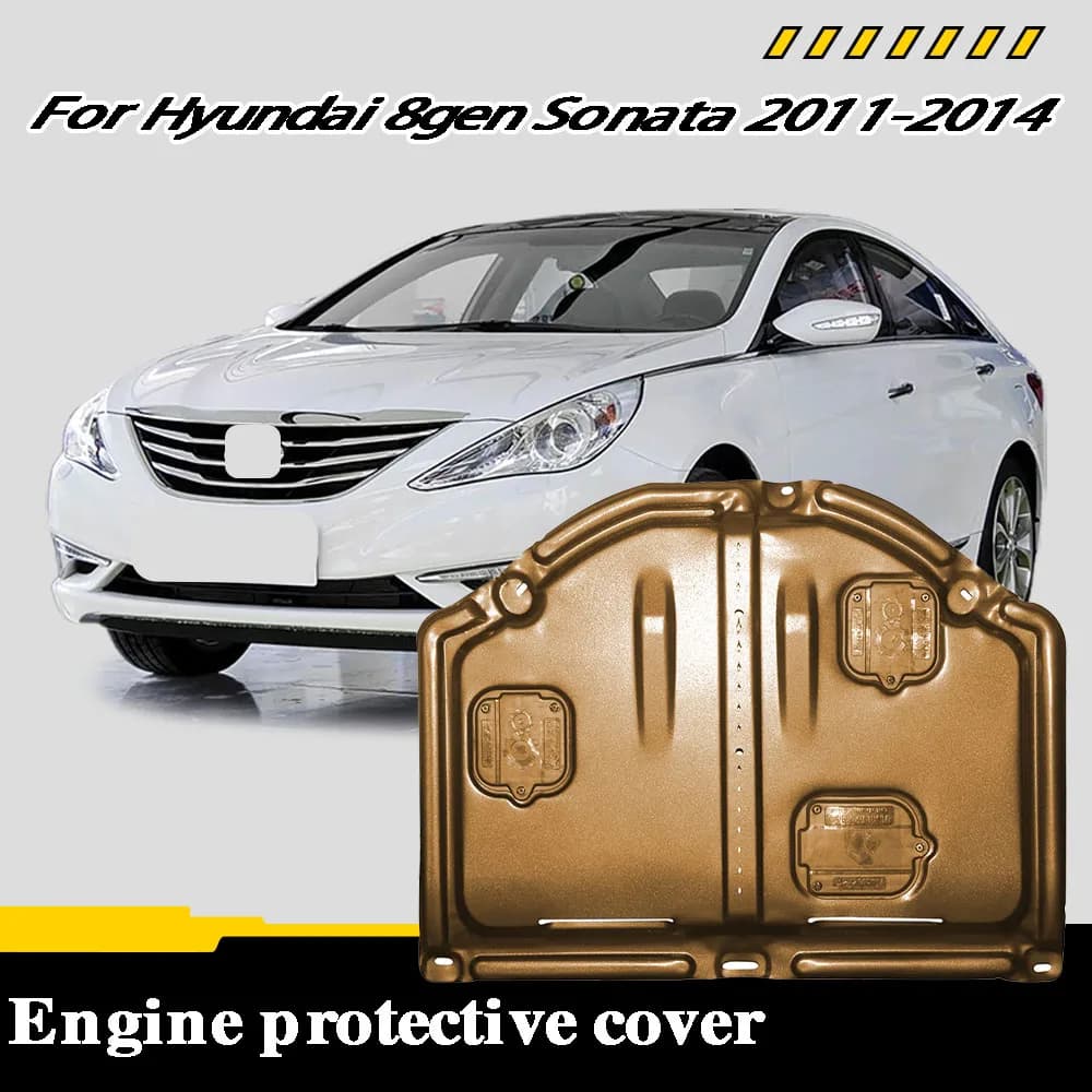 Car Accessories Under Engine Guard Mudguard Board Splash Shield Mud Fender Plate Panel For Hyundai 8gen Sonata 2011-2014 2.0L
