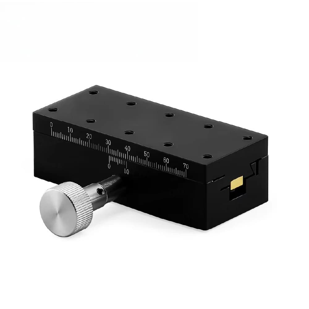 WLX40-90-N X-Axis Standard Dovetail Stage Aluminum Alloy 30mm Travel Distance Manual Align Lab Testing 1 Year