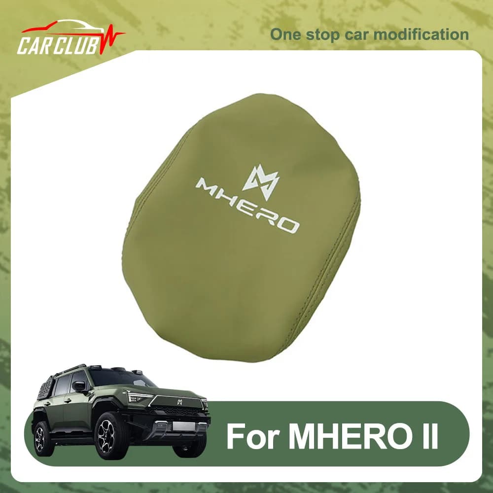 Fit For Dongfeng MHERO II M-Hero M817 Handrail Box Protective Cover Car Modification Accessories Original Color Leather Cover