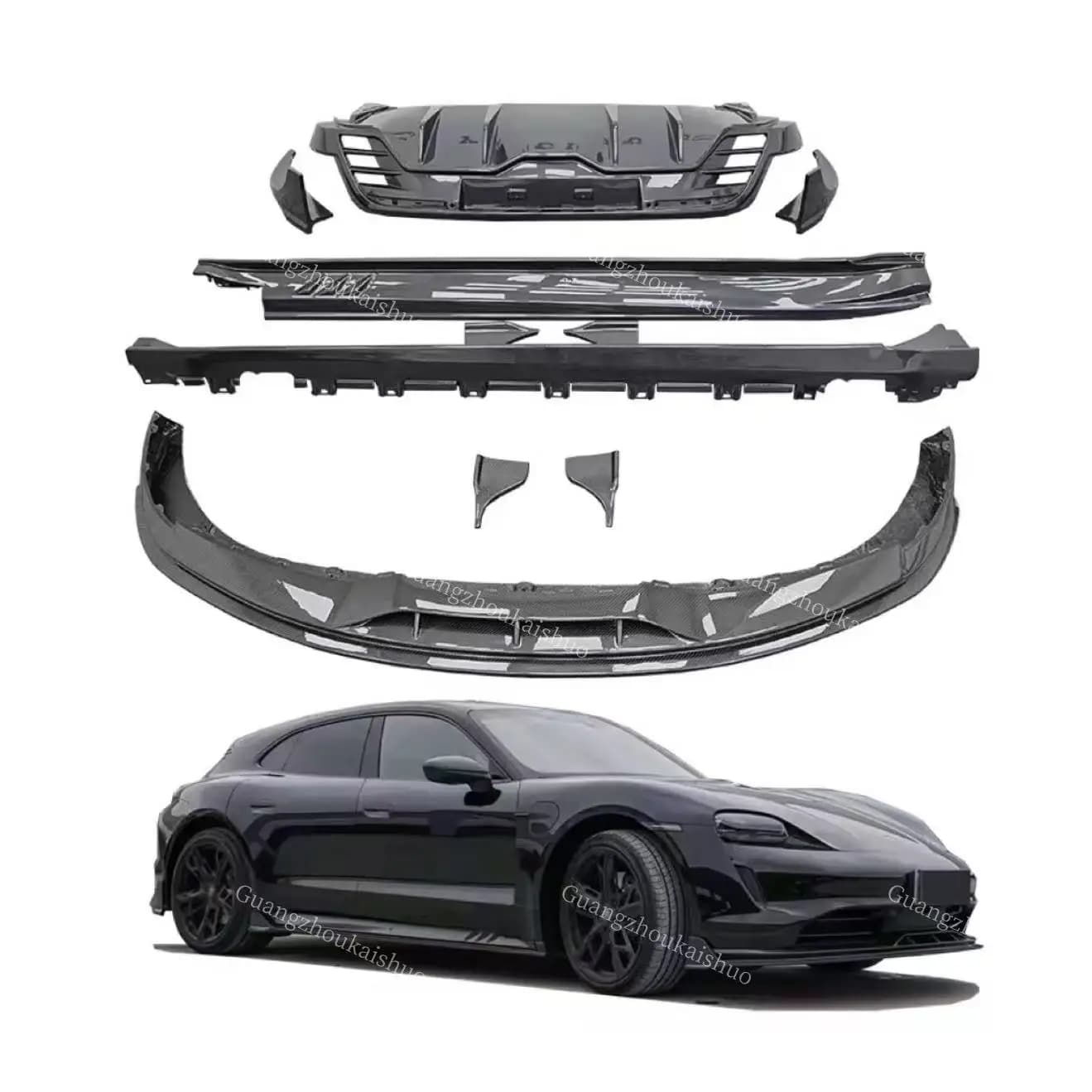 Automotive Rear Diffuser Body Kit Modification Set Fit for Selected SUV Model