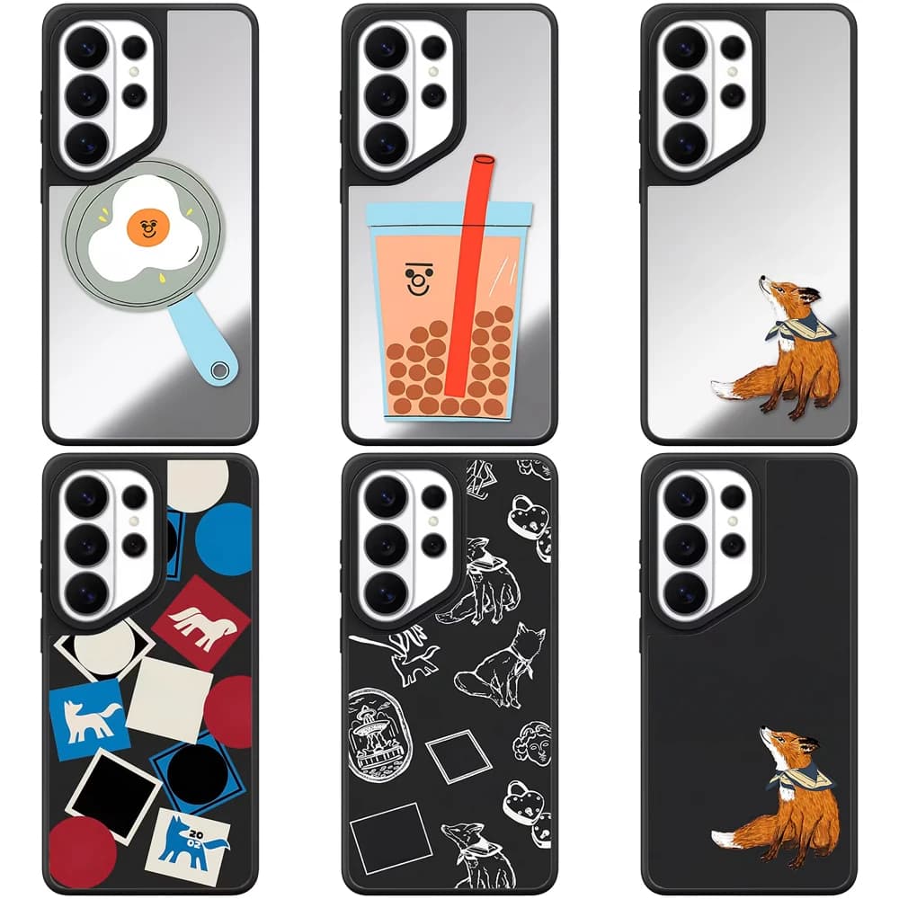 6062227 Mirror Magnetic Case: Compatible with Samsung Galaxy S23 U S24U S25 S26 Ultra S25+ S26 Plus Shell