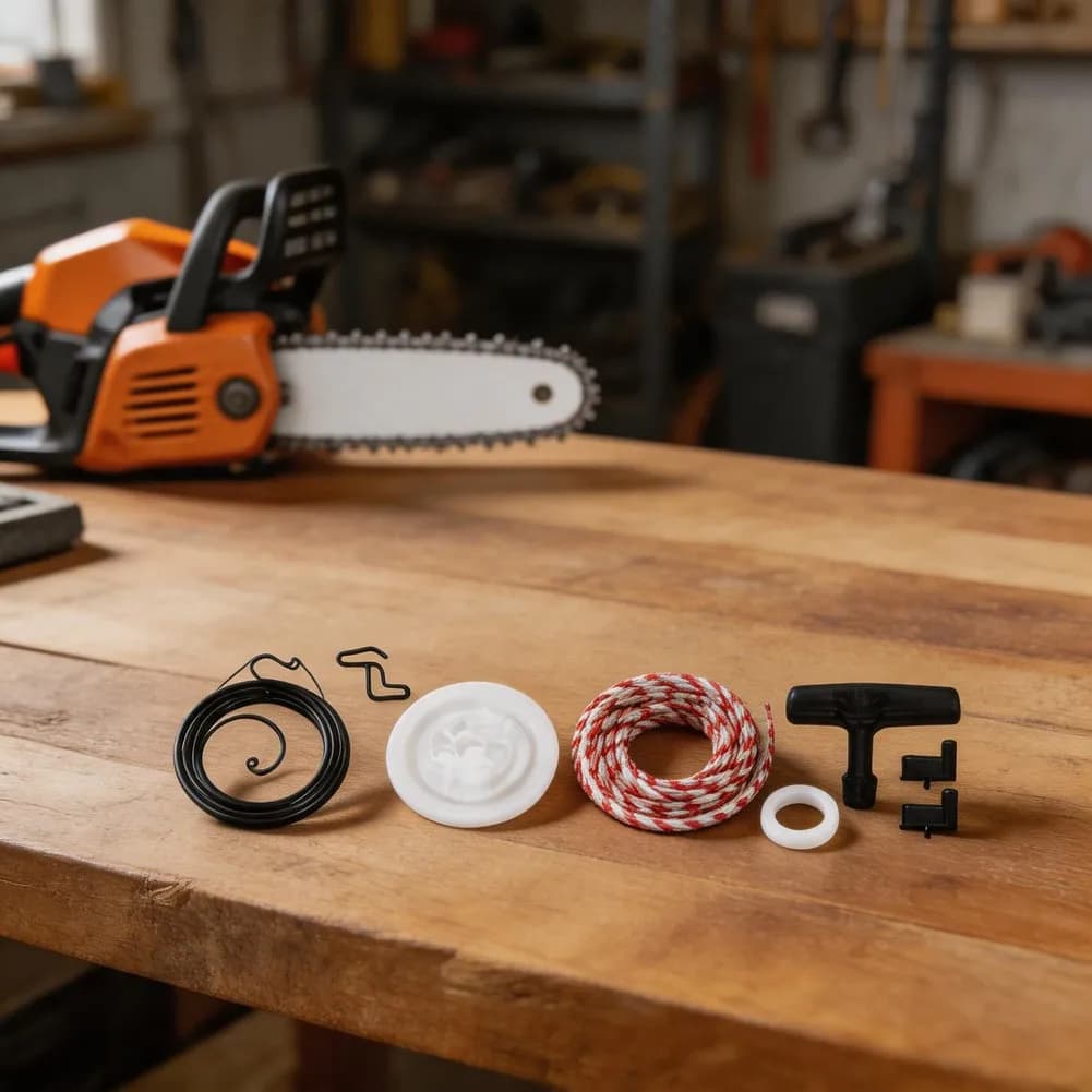 Complete Rewind Pull Starter Repair Kit Compatible With 034 036 044 046 MS340 MS460 for chainsaw Replacement Parts