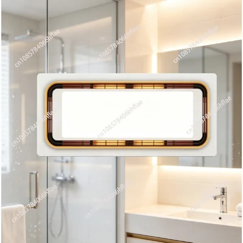 220V All-in-One Bathroom Heater with Light & Exhaust Fan