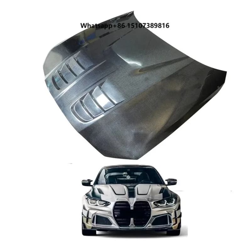 Factory Sales G-power Style M3 G80 M4 G82 Engine Hoods Dry Carbon Fiber Hood for 2019-2026