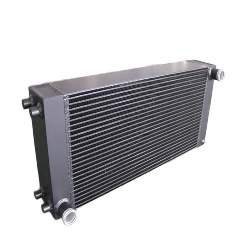 High-Efficiency Custom 3003 Aluminum Plate Bar Brazed Engine Oil Cooler Yushun Brand ISO9001 Certified 1 Year Warranty 26Bar Max