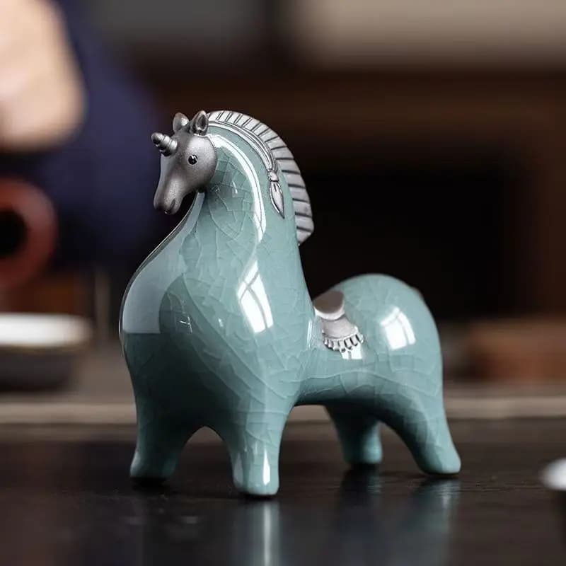 Internet Famous Horse Ornaments, Ceramic Decorative Ornaments, Home, Living Room, Foyer, TV Cabinet, Wine Cabinet ﻿