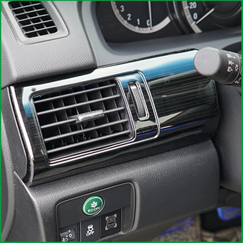 Car Styling For Honda Accord 2013-2016 9th Instrument Vent Center Control Panel Cover Trim Decorate Moulding Auto Accessories