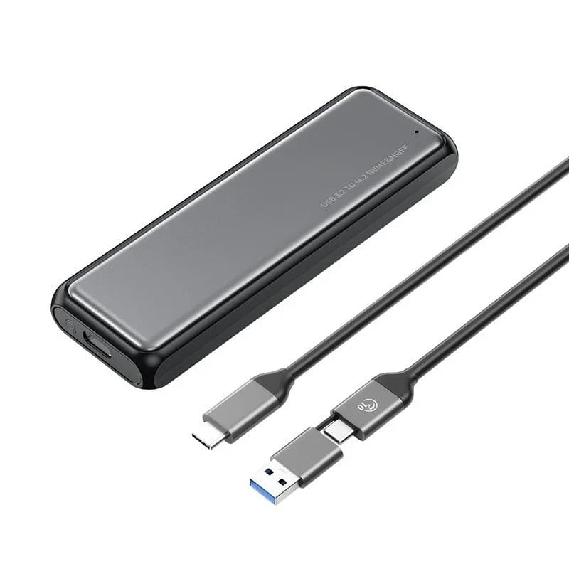 Plug and Play Aluminum Alloy Housing Durable M.2 High Speed Mobile Hard Disk